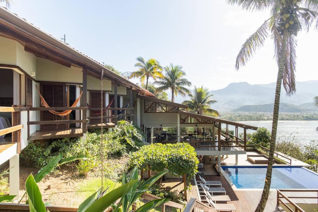 Casa Alto Padrao Com Surpreendente Vista Ao Oceano Ubatuba